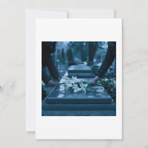 cemetery invitation