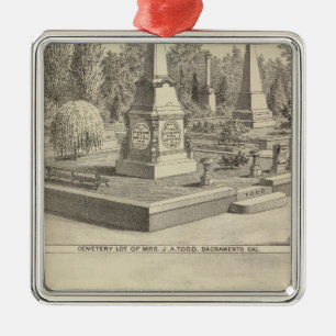 Cemetery lot Sacto, res Woodland Metal Tree Decoration