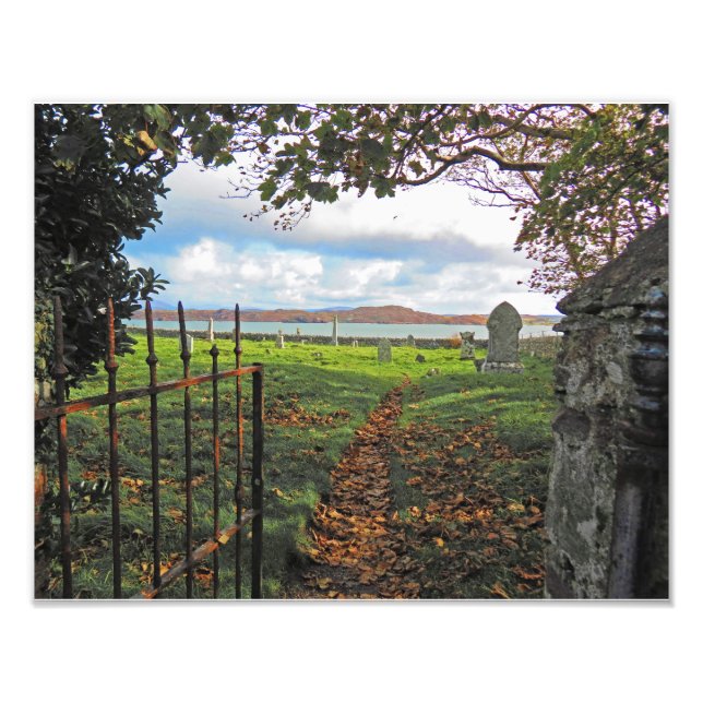 Cemetery of Iona Photo Print (Front)