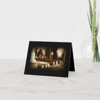 Cemetery Photograph Note Card