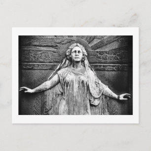 Cemetery Statue, Angel Postcard