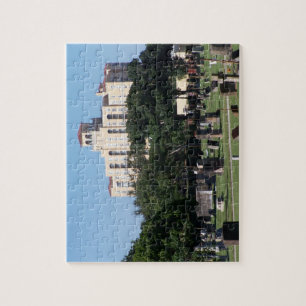 Cemetery west palm beach florida trees n buildings jigsaw puzzle