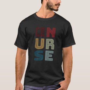 CEN Nurse Certified Emergency Nurse Vintage Retro  T-Shirt