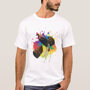 Cendrawasih The Bird Of Paradise Colorful T-Shirt