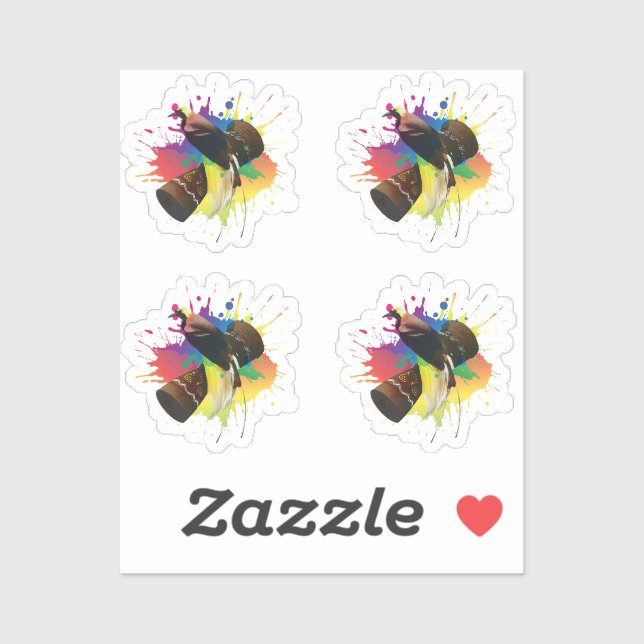 Cendrawasih The Bird Of Paradise Colourful  (Sheet)