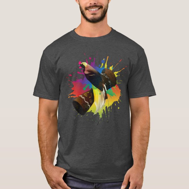 Cendrawasihhe Bird Of Paradise Colourful Papua gir T-Shirt (Front)