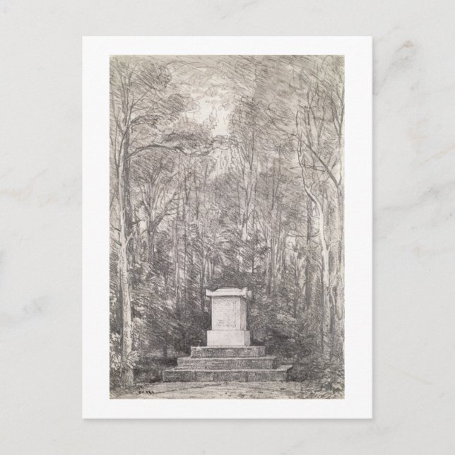 Cenotaph to Sir Joshua Reynolds at Coleorton Hall, Postcard (Front)