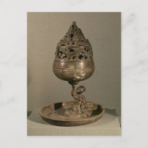 Censer in the shape of 'po-shan-lu' postcard