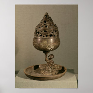 Censer in the shape of 'po-shan-lu' poster