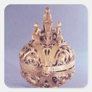 Censer surmounted by an angel square sticker