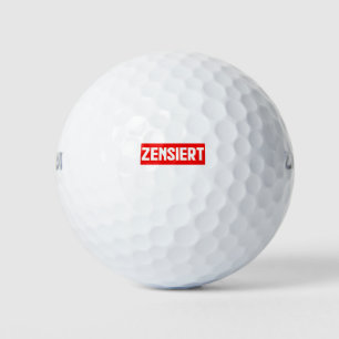 censored golf balls