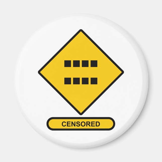 Censored Magnet (Front)