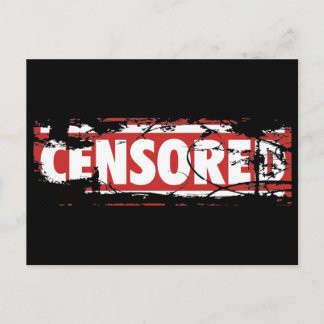 Censored Postcard