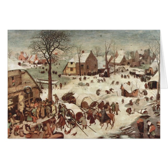 Census at Bethlehem by Pieter Bruegel (Front Horizontal)