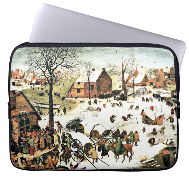 Census at Bethlehem, fine art, Laptop Sleeve (Front)