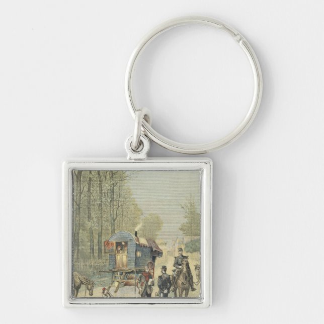 Census of Travellers in France Key Ring (Front)