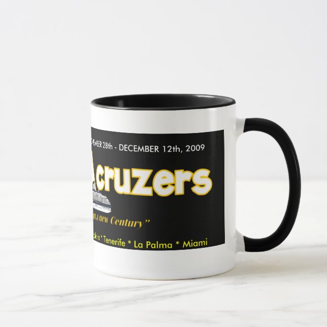 CenTAcruzers Logo Coffee Mug BL (Right)