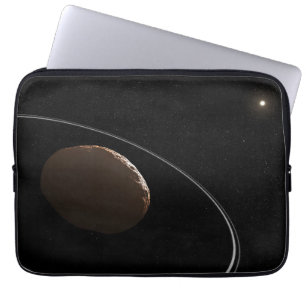 Centaur 1099 Chariklo And Its Rings. Laptop Sleeve