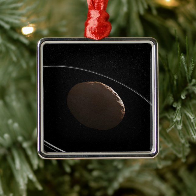 Centaur 1099 Chariklo And Its Rings. Metal Ornament (Tree)