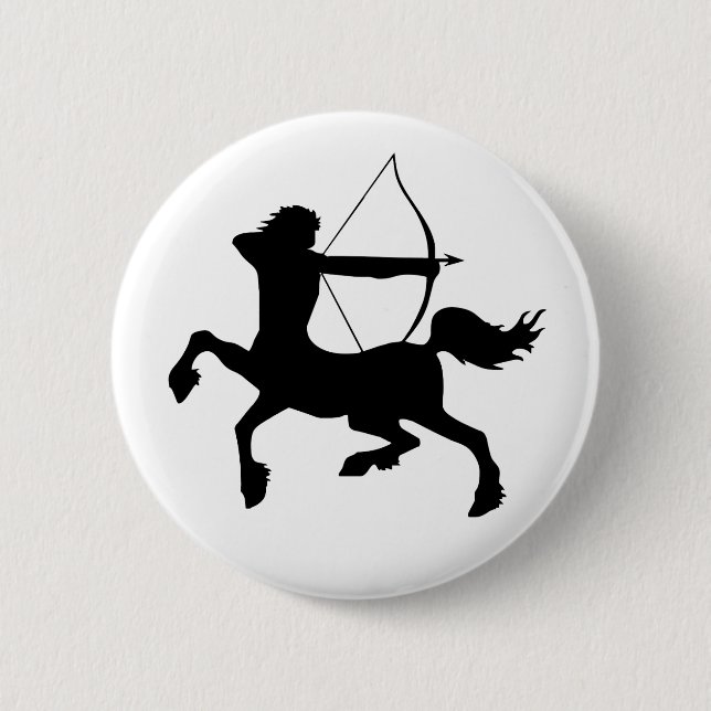 Centaur 6 Cm Round Badge (Front)