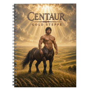 Centaur Gold Steppe Dark Cinema Notebook