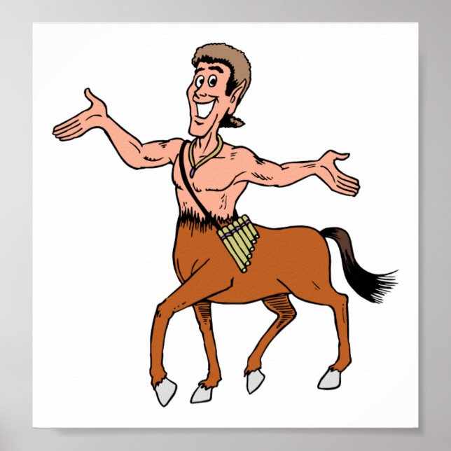Centaur Half Man Half Horse Mythical Creature Poster (Front)
