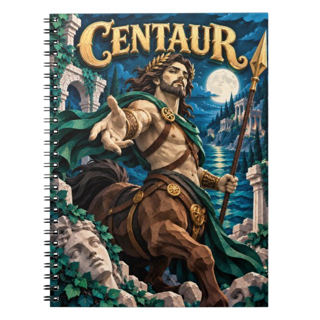 Centaur, Paper Cut Monster Notebook (Front)
