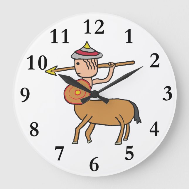 Centaur Sagittarius Large Clock (Front)