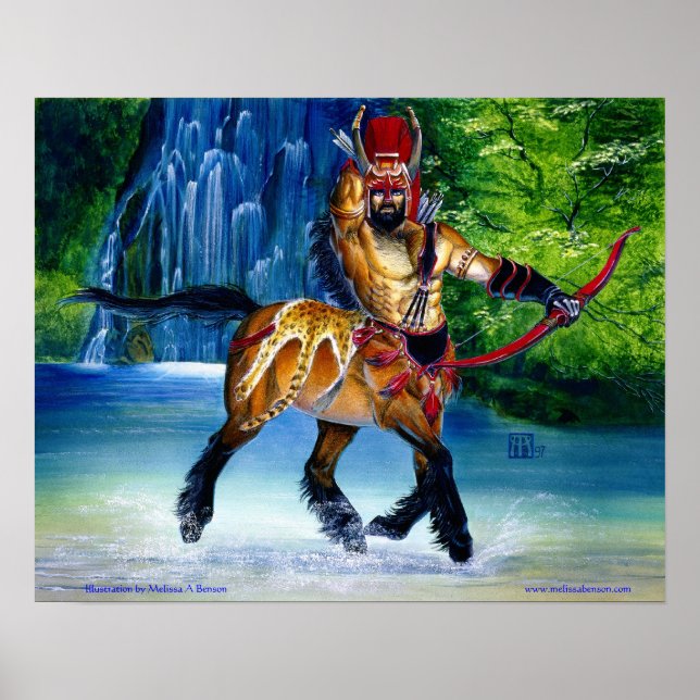 Centaur with Waterfall print (Front)