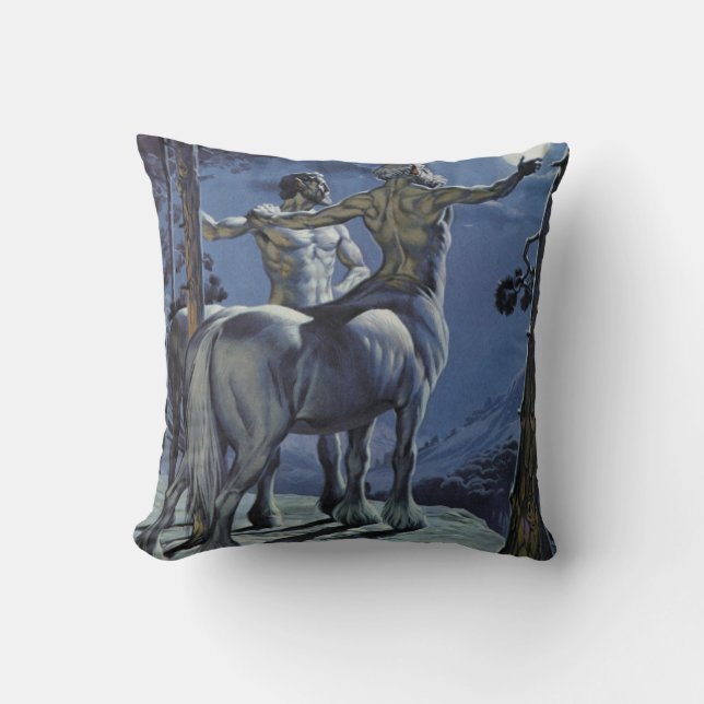 Centaurs (colour litho) cushion (Front)