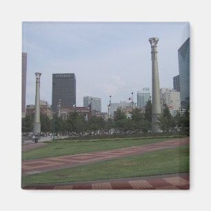 Centenial Olympic Park At Downtown Atlanta, Ga, Magnet