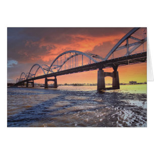 Centennial Bridge Davenport Iowa Card