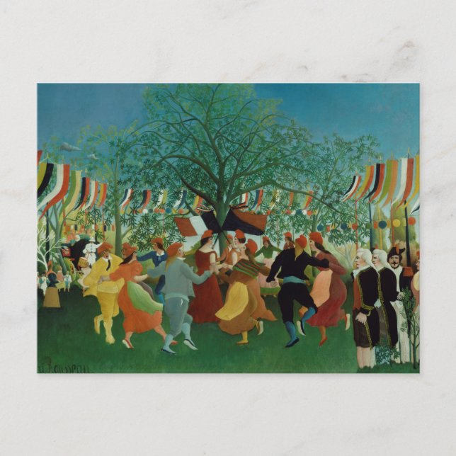 Centennial Celebration by Henri Rousseau Postcard (Front)