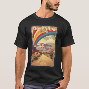 Centennial Colorado Usa Vintage Travel Tourism T-Shirt