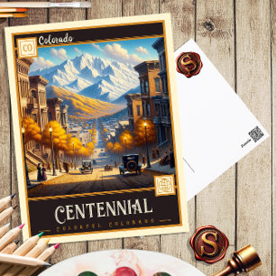 Centennial, Colorado   Vintage Postcard
