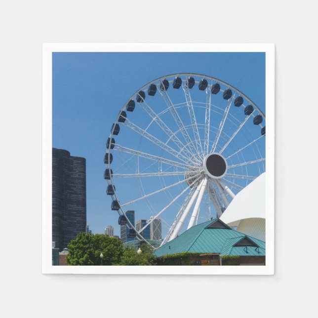 Centennial Ferris Wheel Napkin (Front)