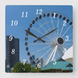 Centennial Ferris Wheel Wall Clock