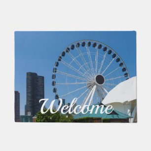 Centennial Ferris Wheel Welcome Doormat