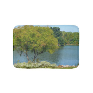 Centennial Lake in Ellicott City Maryland Bath Mat