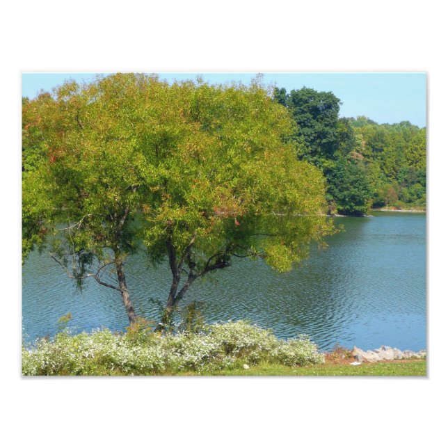 Centennial Lake in Ellicott City Maryland Photo Print (Front)