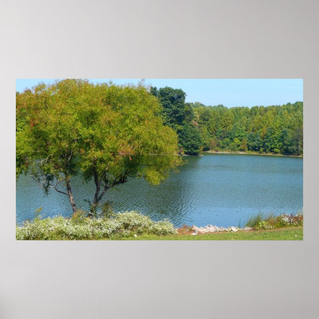 Centennial Lake in Ellicott City Maryland Poster (Front)