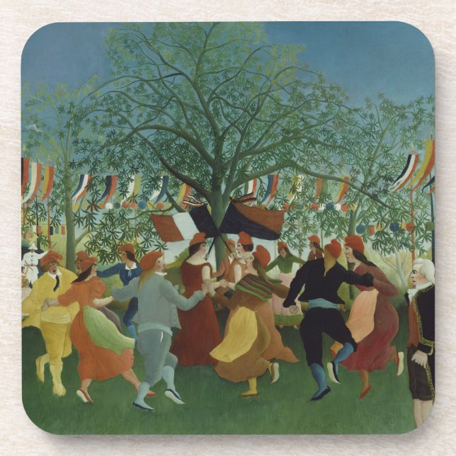 Centennial of Independence by Henri Rousseau Coaster (Front)