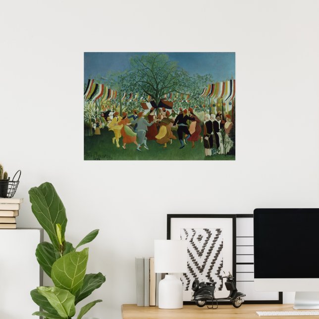 Centennial of Independence by Henri Rousseau Poster (Home Office)