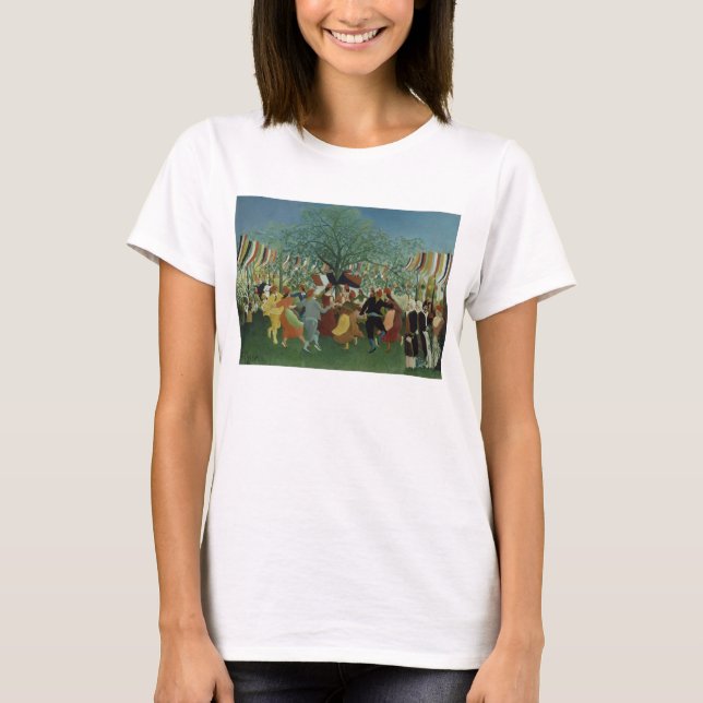 Centennial of Independence by Henri Rousseau T-Shirt (Front)
