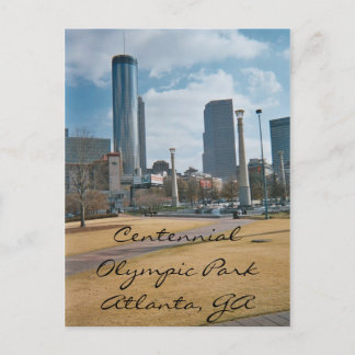 Centennial Park and Downtown Atlanta Postcard