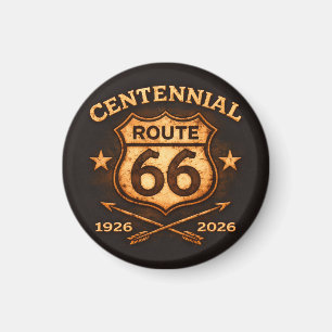 Centennial Route 66 Design Keepsake Magnet