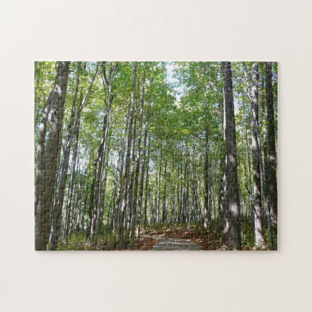 Centennial Wooded Path II Ellicott City Maryland Jigsaw Puzzle (Horizontal)