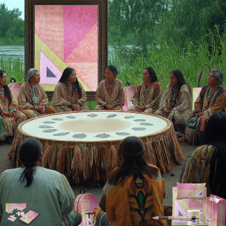 Center Wrapping Paper Sheet