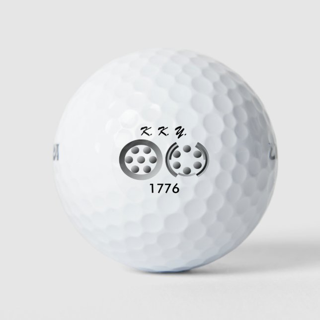 Centesimal 1776 by Kenneth Yoncich Golf Balls (Front)