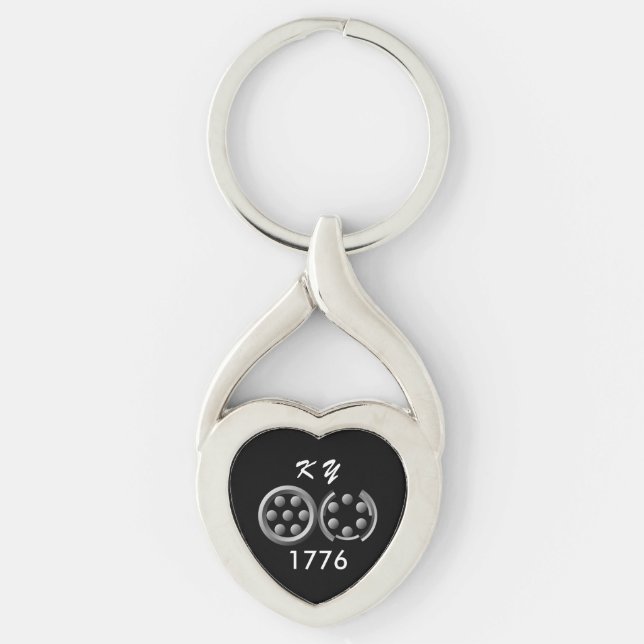 Centesimal 1776 by Kenneth Yoncich Key Ring (Front)